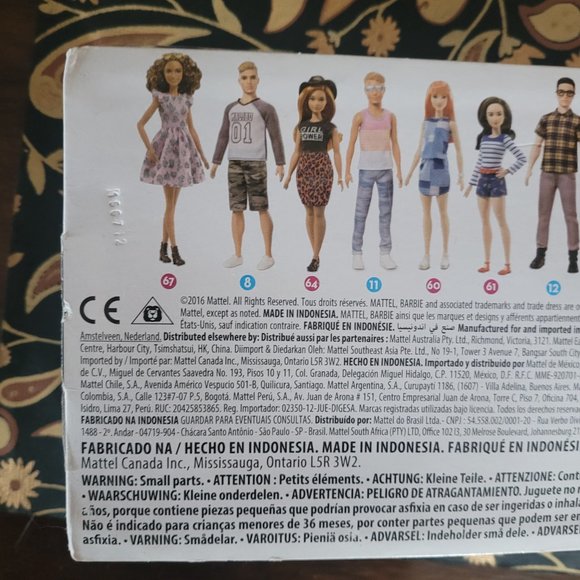 Barbie 2016, Ken #7 Fashionista Figure - Picture 13 of 17